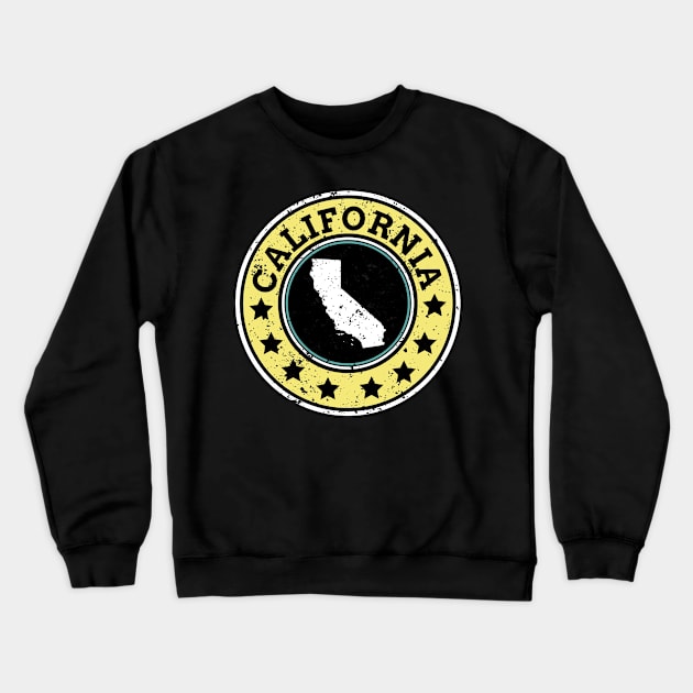 California Crewneck Sweatshirt by indigosstuff